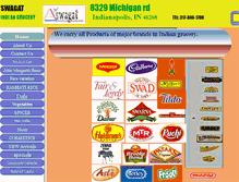 Tablet Screenshot of indyswagathgrocery.com